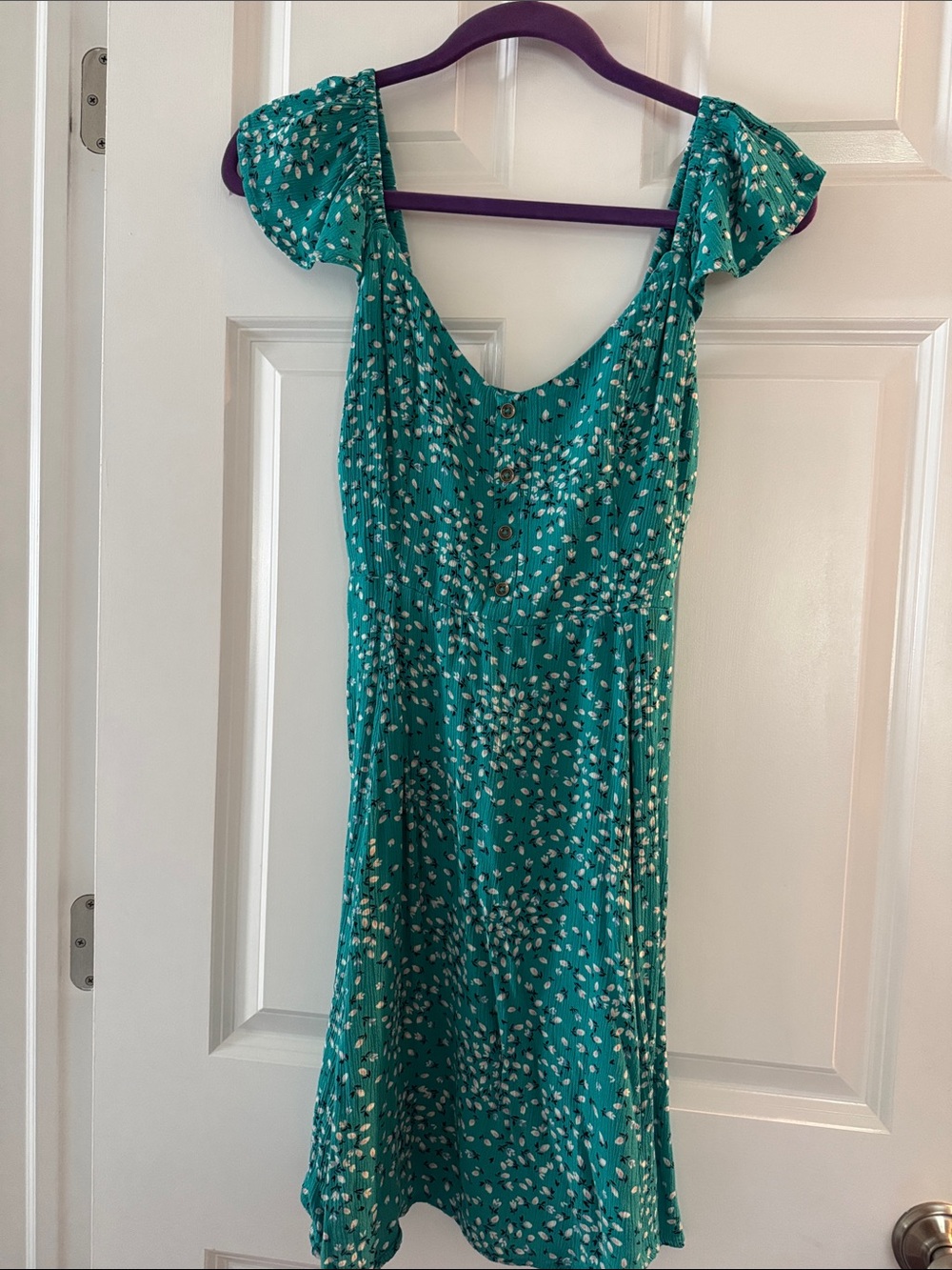 Billabong Teal Floral Women's Dress